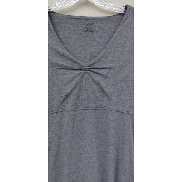 Toad & Co Rosalinda Dress Organic Cotton Tencel Lyocell Gray Casual Comfort S - Picture 4 of 10